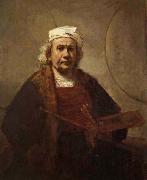 Rembrandt van rijn Self-Portrait with Tow Circles china oil painting reproduction